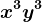 x^3y^3