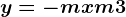 y= - m x + m + 3
