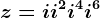 z=i+i^2+i^4+i^6