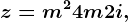 z=m^2+4m+2i,