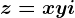 z=x+yi