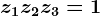 z1+z2+z3=1
