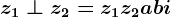 z1\perp z2=z1+z2+a+bi